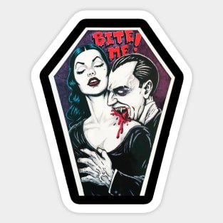 Vampira & Bela Lugosi Sticker